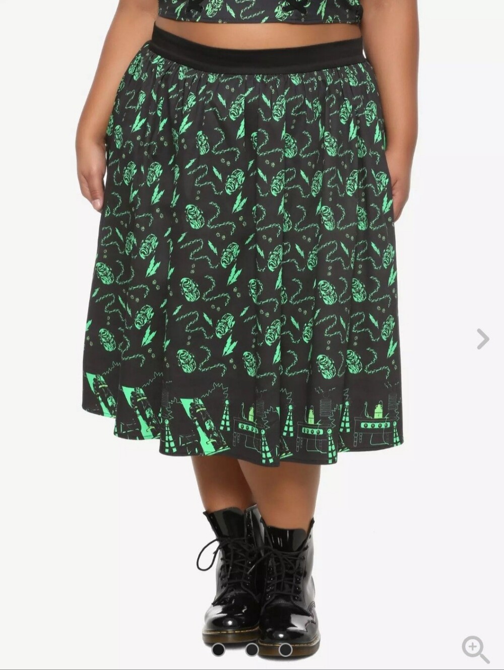 Universal Monsters Frankenstein Swing Skirt, Size 2X